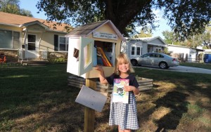 An example of a Little Free Library